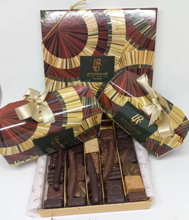 Chocolaterie le plaisir sucré Lyon 9e vous propose sa collection boîte de chocolat festive, Lyon 9, Le Plaisir Sucré