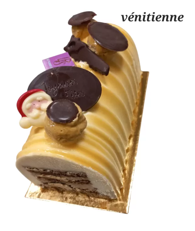 Le plaisir sucré Lyon 9 vous propose bûche vénitienne, Lyon 9, Le Plaisir Sucré