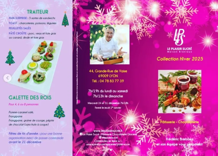 Nos pâtisseries et bûches de Noël à Lyon 9, Lyon 9, Le Plaisir Sucré