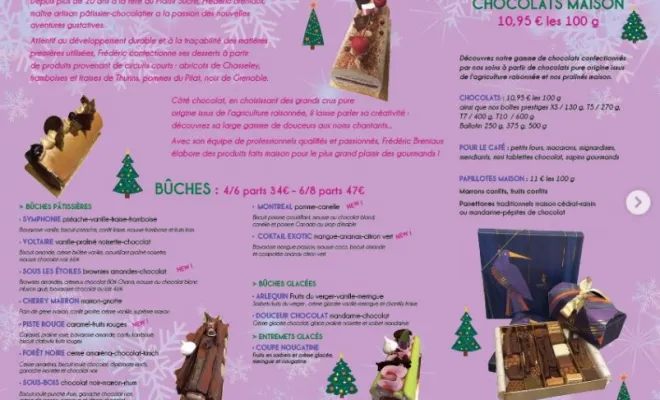 Nos pâtisseries et bûches de Noël à Lyon 9, Lyon 9, Le Plaisir Sucré